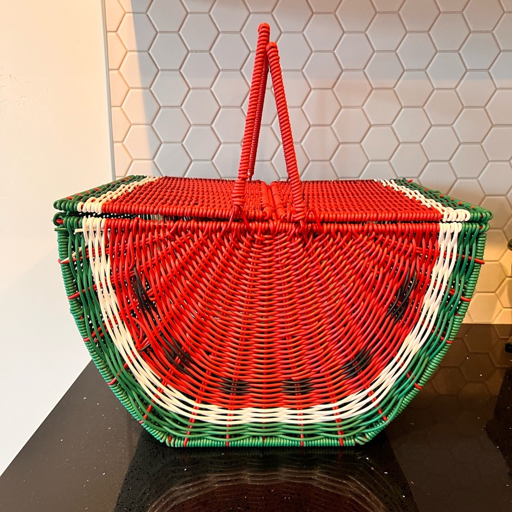 C&C California Watermelon Picnic Basket